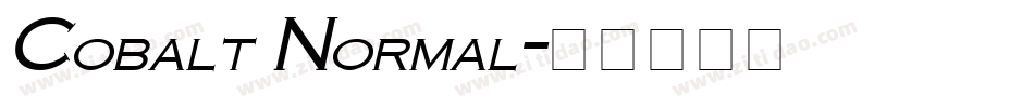 Cobalt Normal字体转换